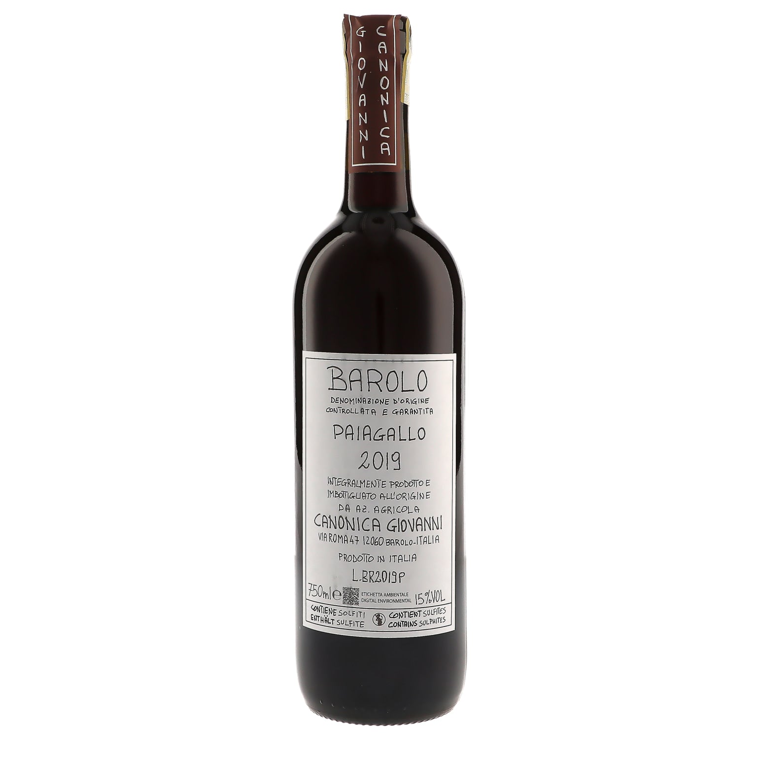2019 Giovanni Canonica, Barolo, Paiagallo – Thatcher's Wine