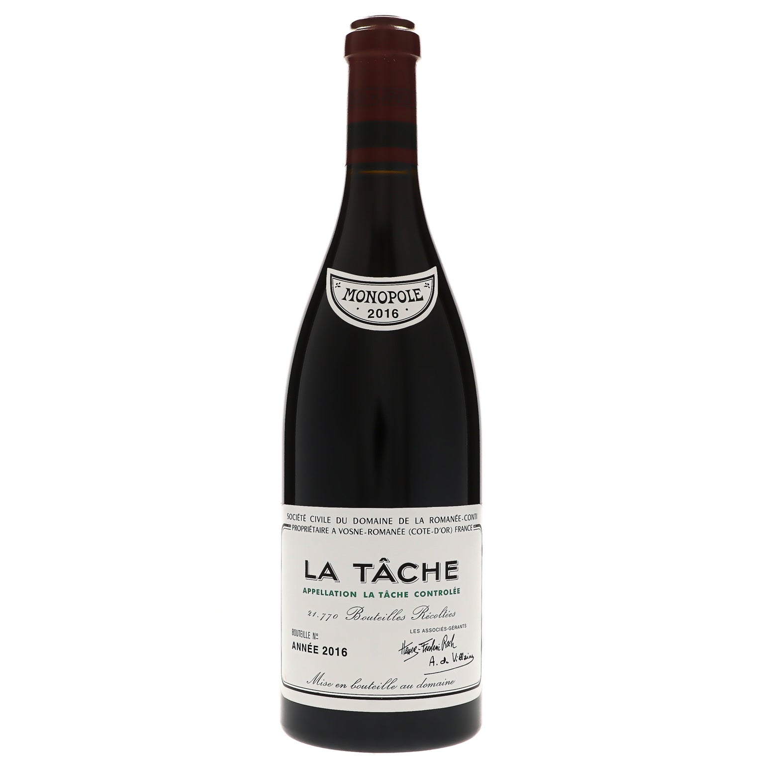 2016 Domaine de la Romanee-Conti, La Tache Grand Cru