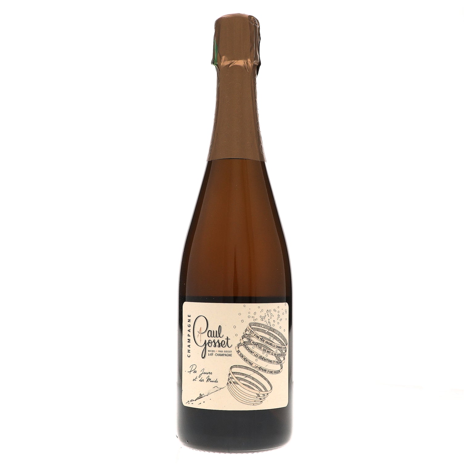 NV Paul Gosset, Des Jours et des Muids, Champagne Base 2021 (Disgorged 2024)