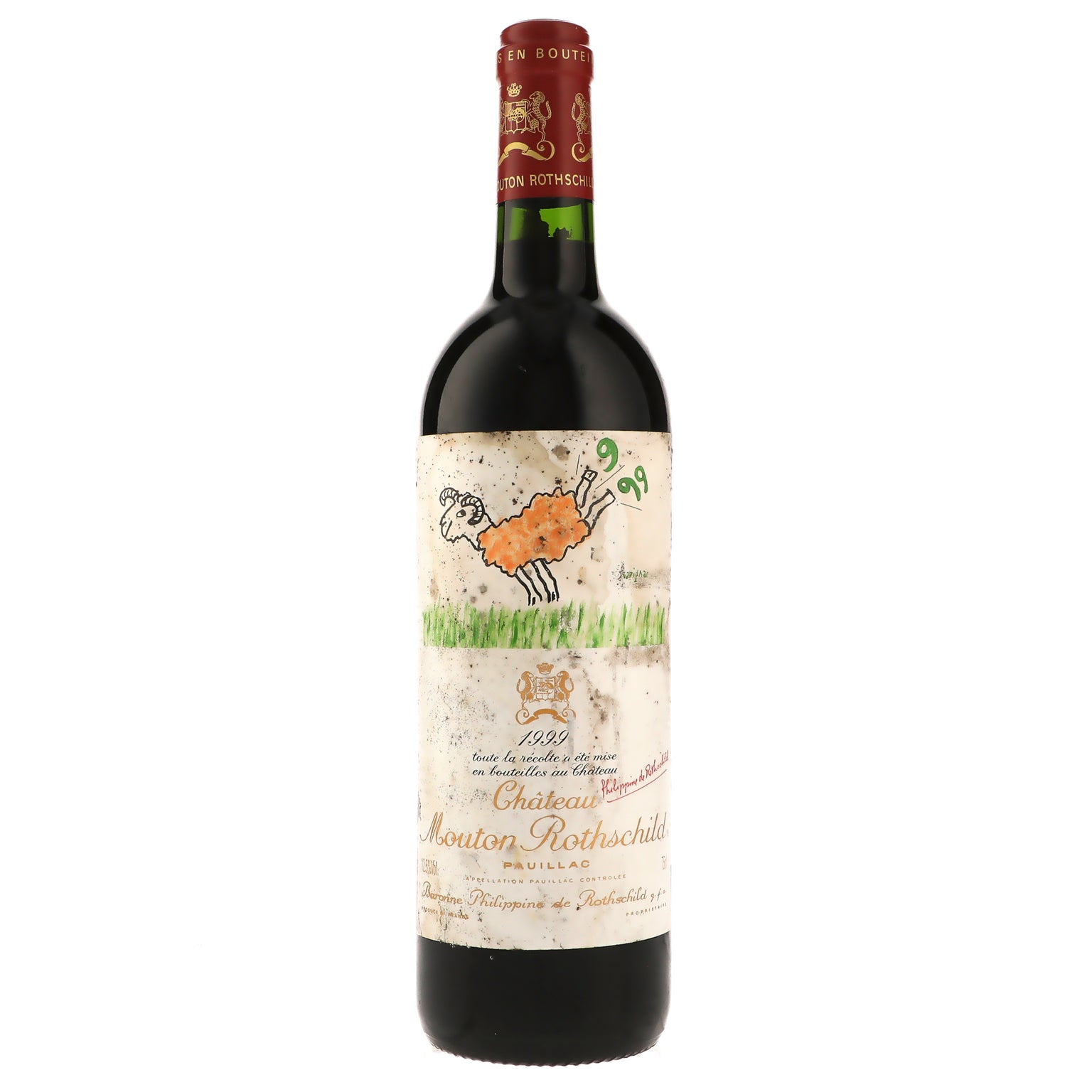 Château Mouton Rothschild 1999 750ml 1999 Chateau Mouton Rothschild Premier Cru Classe, Pauillac