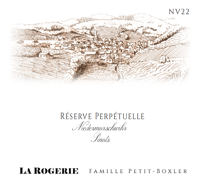 NV La Rogerie, Niedermorschwihr Reserve Perpetuelle Pinots NV22, Alsace