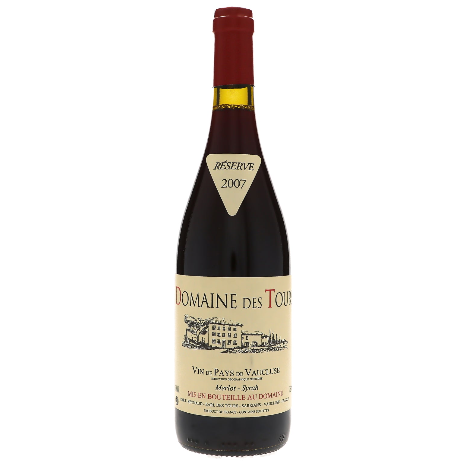 2007 Domaine des Tours, Merlot Syrah, Vaucluse