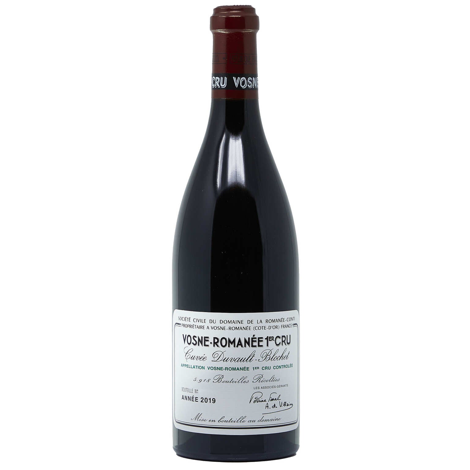ワイン DRC VOSNE-ROMANEE 1ER CRU 1999 2019 Domaine de la Romanee-Conti, Vosne-Romanee Premier Cru