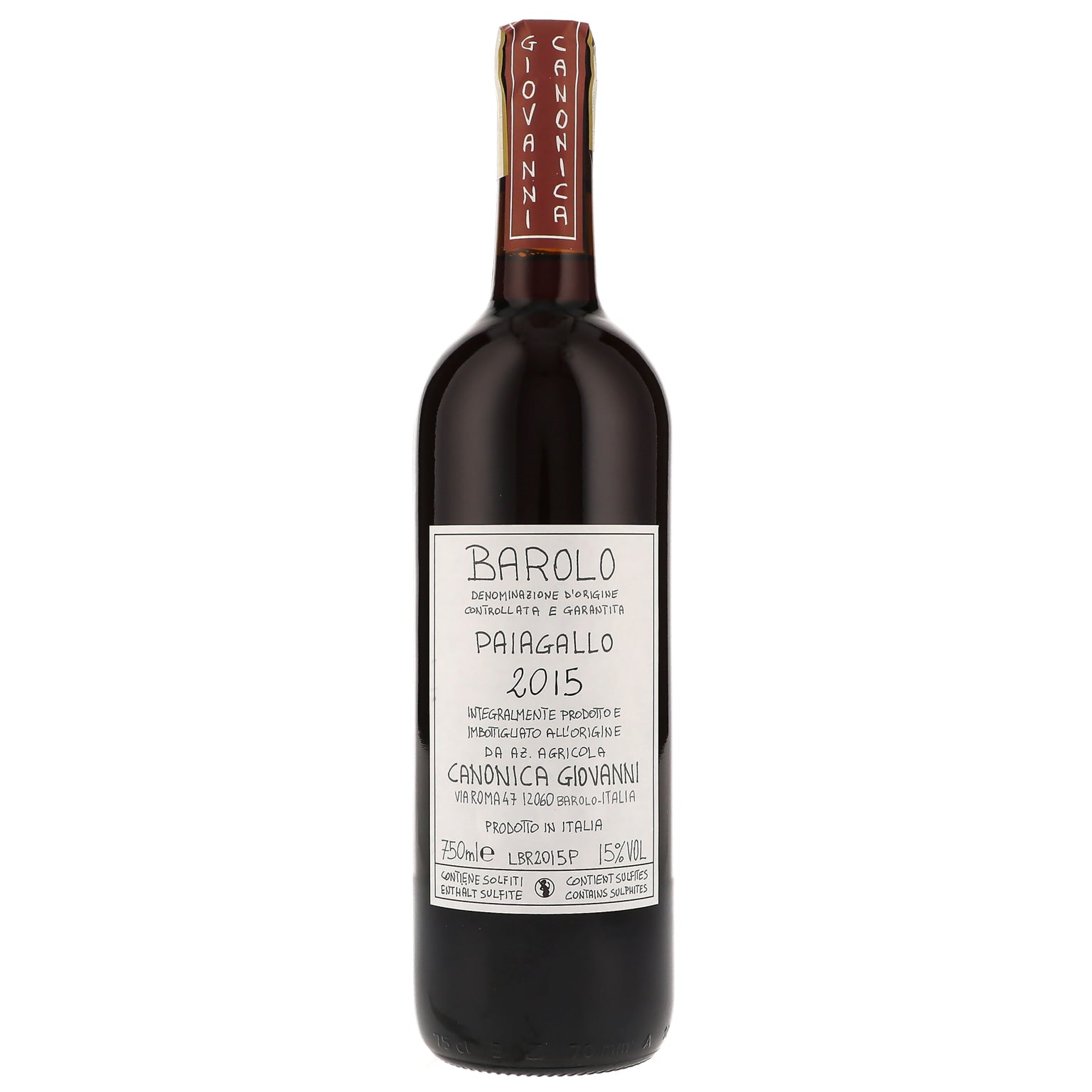 2015 Giovanni Canonica, Barolo, Paiagallo – Thatcher's Wine