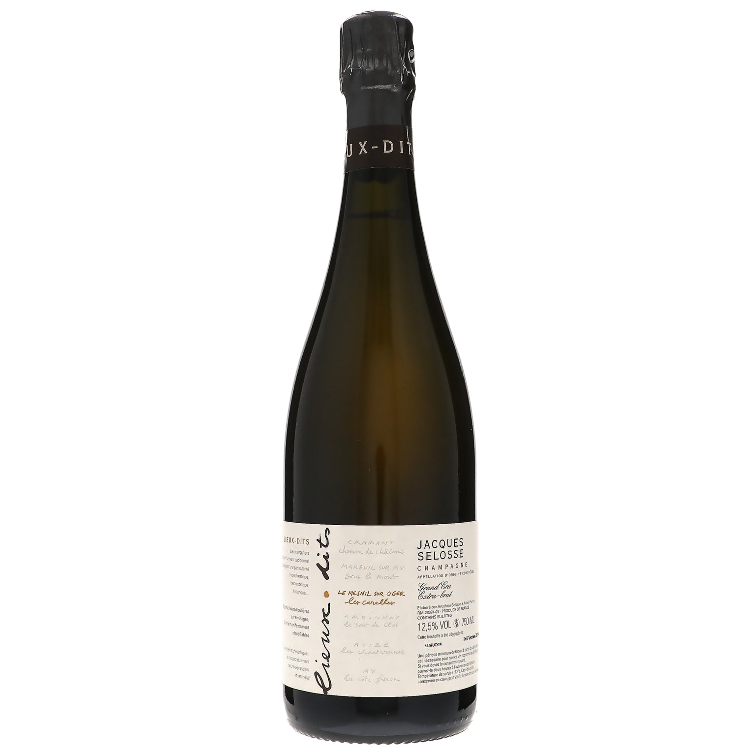 NV Jacques Selosse, Lieux-dits Les Carelles Grand Cru, Le Mesnil