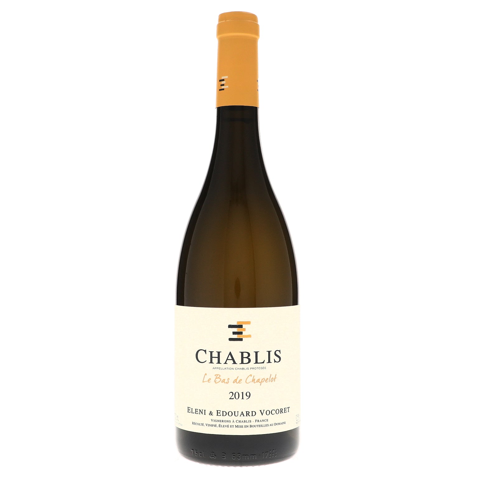 2019 Eleni & Edouard Vocoret, Chablis, Le Bas de Chapelot