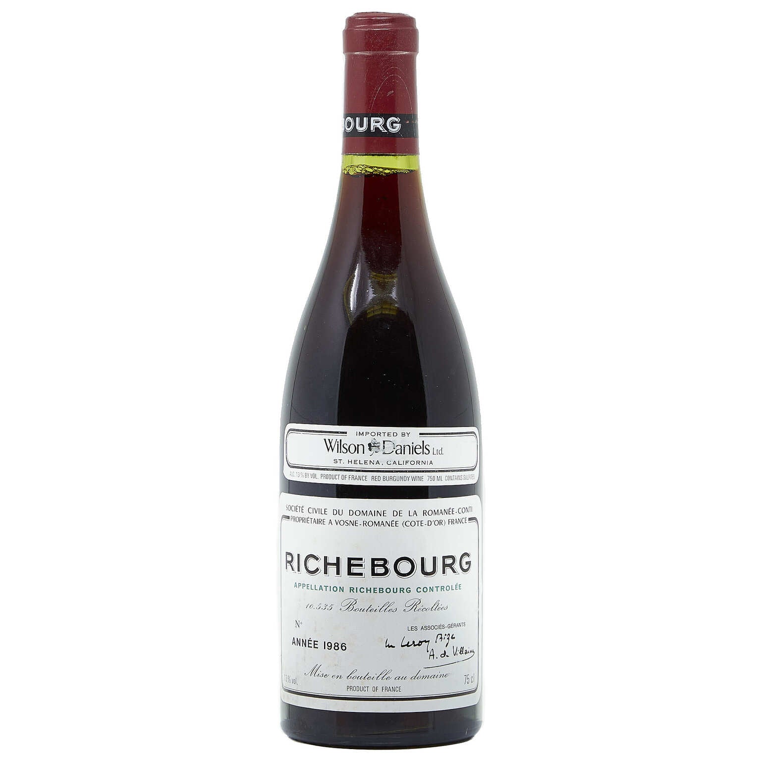 1986 Domaine de la Romanee-Conti, Richebourg Grand Cru 