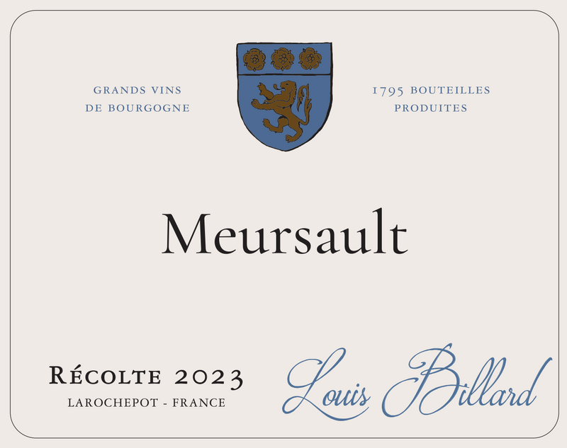2023 Louis Billard, Meursault