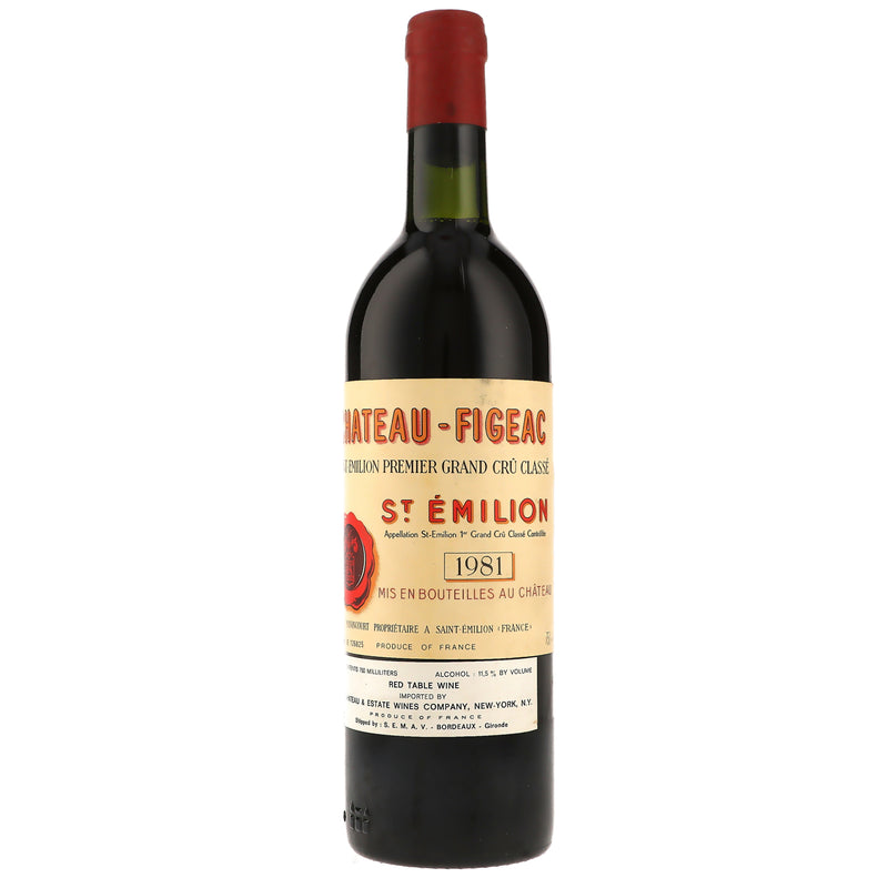 1981 Chateau Figeac Premier Grand Cru Classe B, Saint-Emilion Grand Cru