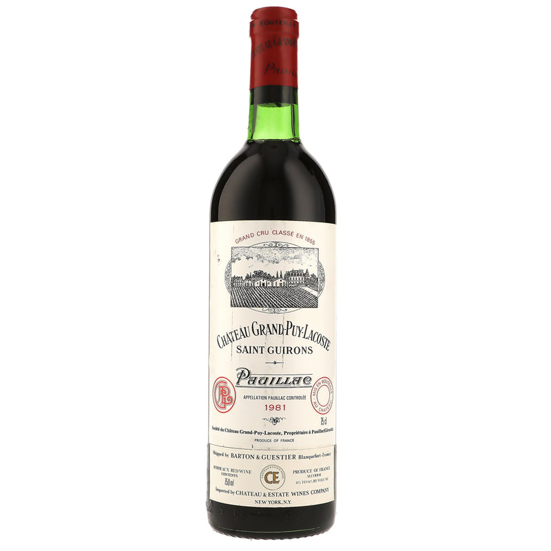 1981 Chateau Grand-Puy-Lacoste 5eme Cru Classe, Pauillac