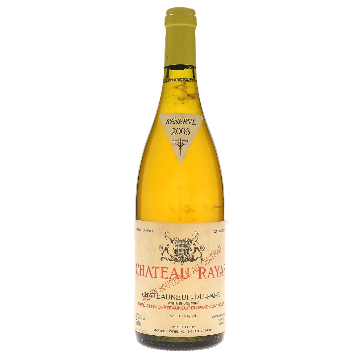 2003 Chateau Rayas, Chateauneuf-du-Pape, Blanc