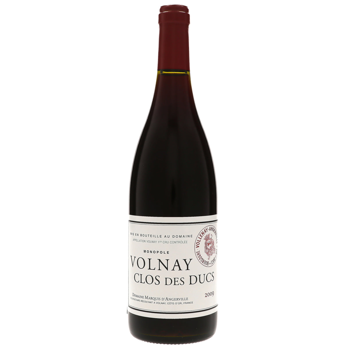 2009 Domaine Marquis d'Angerville, Volnay Premier Cru, Clos des Ducs