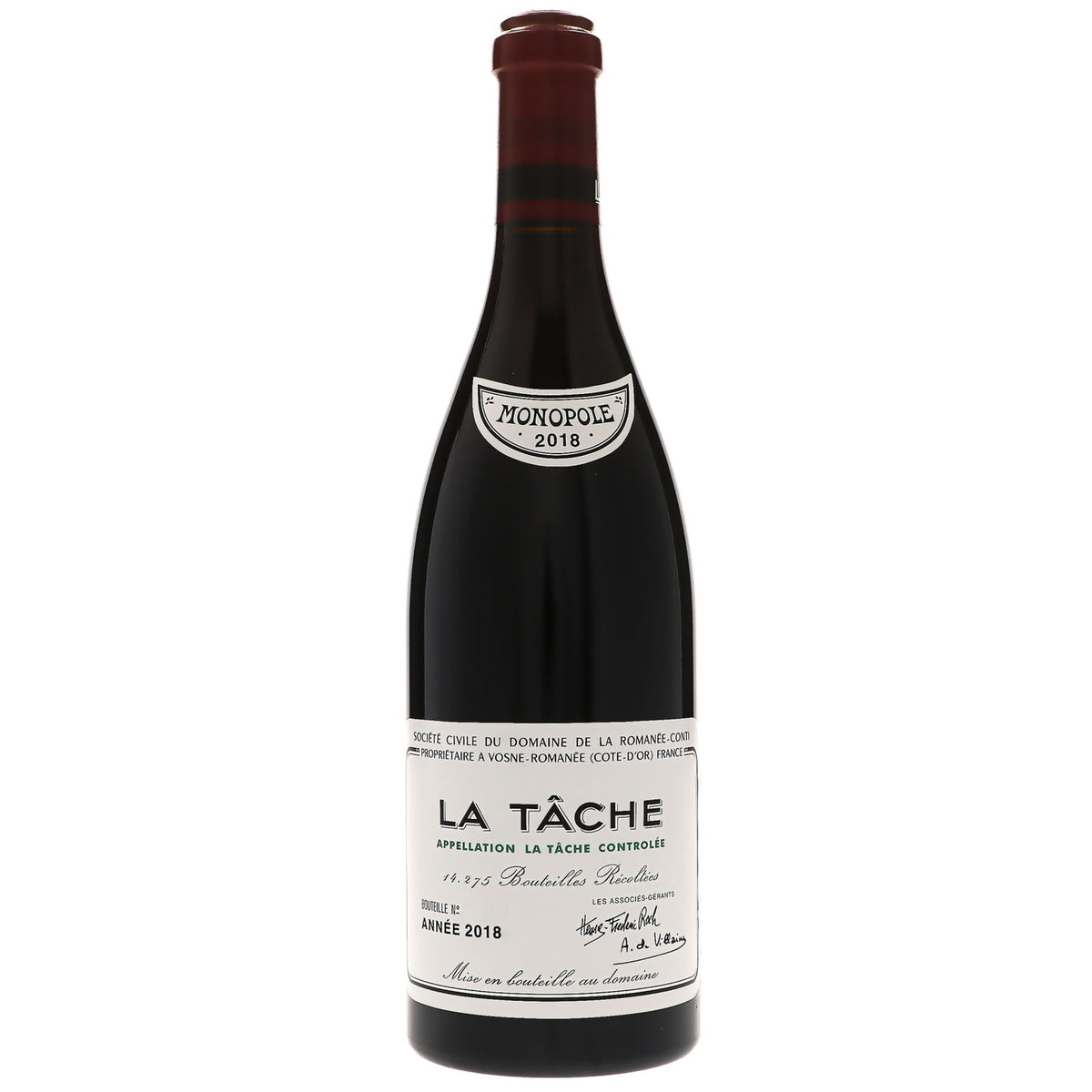 2018 Domaine de la Romanee-Conti, La Tache Grand Cru