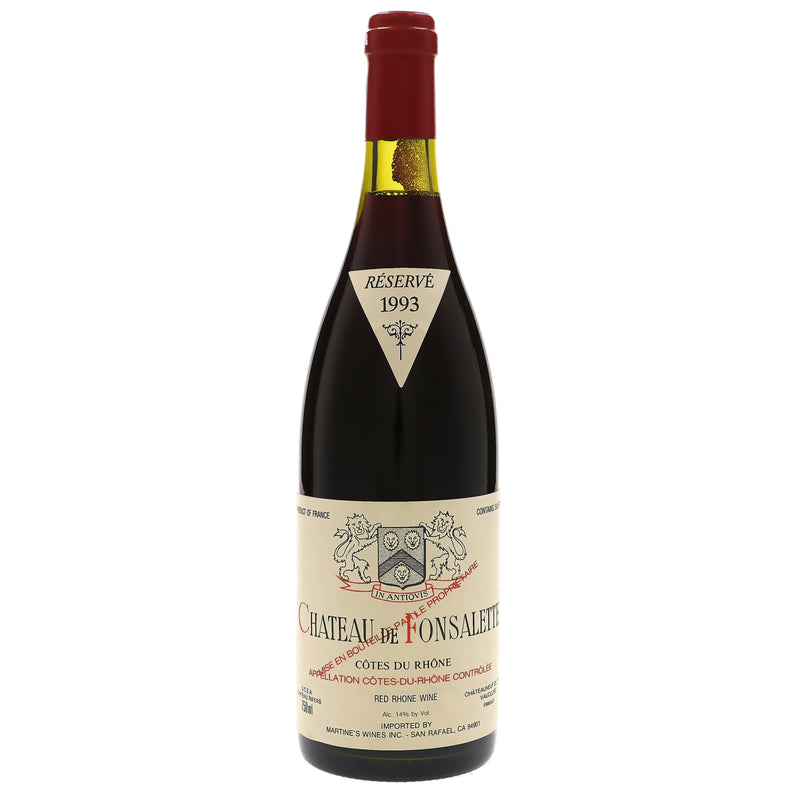 1993 Chateau de Fonsalette, Cotes du Rhone, Rouge