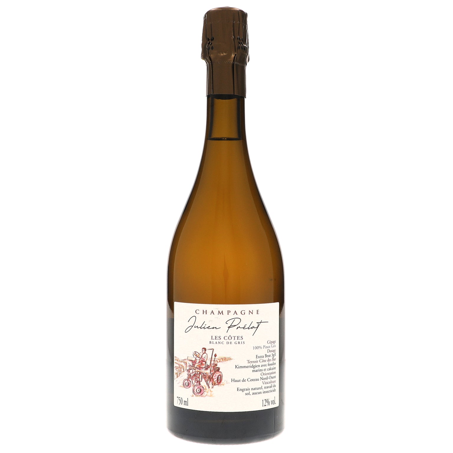 NV Julien Prelat, Les Cotes Blanc de Gris, Champagne (2021 Base)