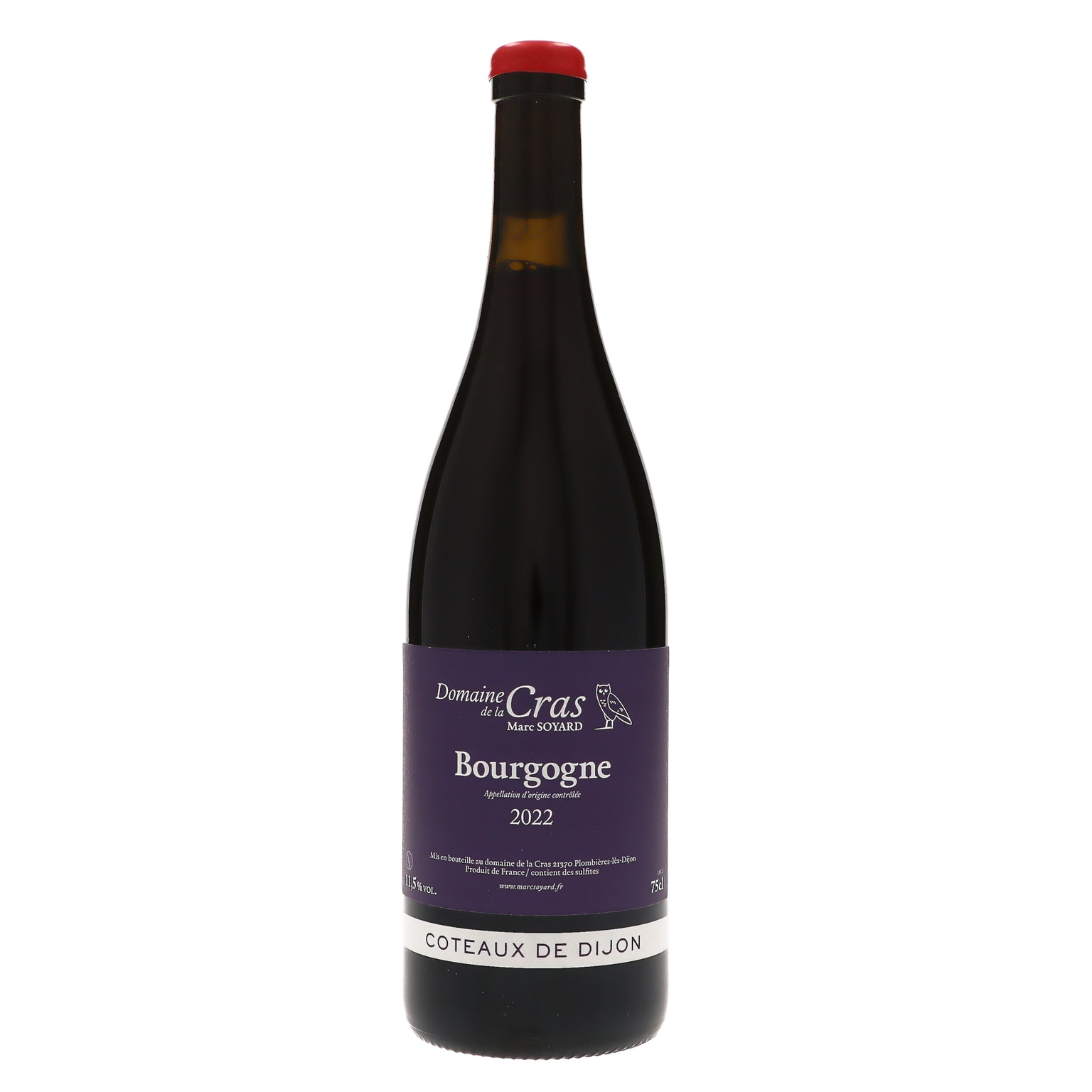 2022 Domaine de la Cras, Bourgogne, Pinot Noir
