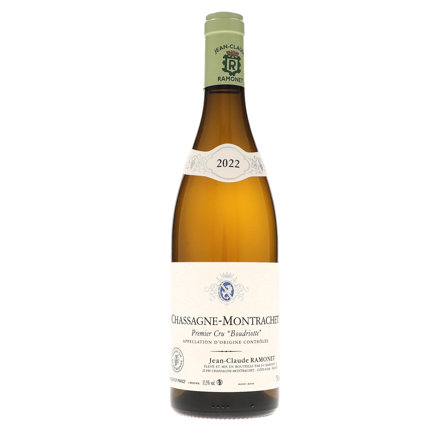 2022 Jean-Claude Ramonet, Chassagne-Montrachet Premier Cru, La Boudriotte Blanc