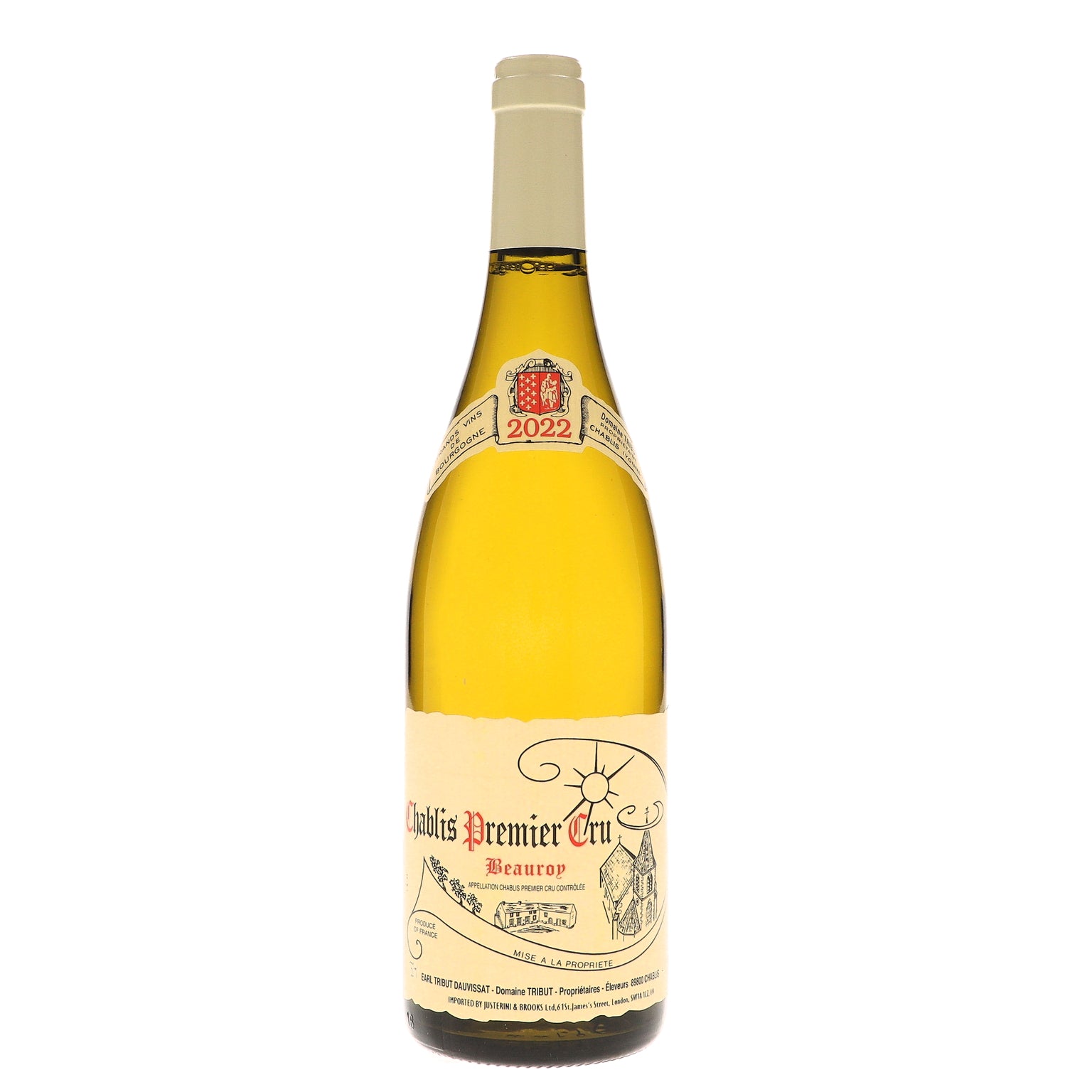 2022 Laurent Tribut, Chablis Premier Cru, Beauroy