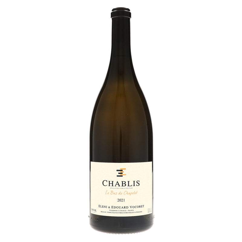 2021 Eleni & Edouard Vocoret, Chablis, Le Bas de Chapelot 1.5L