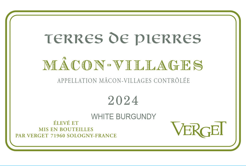 2024 Verget, Macon-Villages, Terres de Pierres