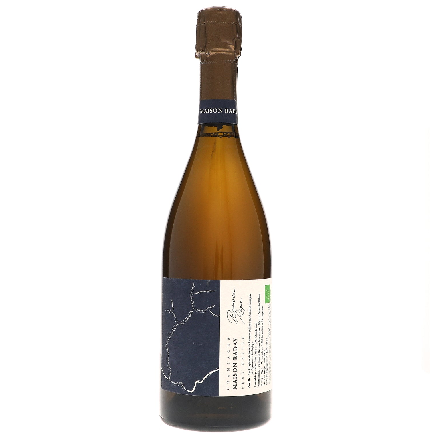 メゾン・ラディ ラモザ・リパ シャンパーニュ NV Maison Raday, Ramosa Ripa Brut Nature, Champagne [2020 Base