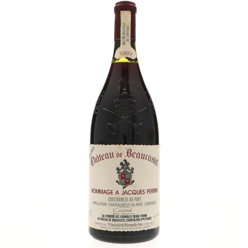 1989 Chateau de Beaucastel Hommage a Jacques Perrin, Chateauneuf-du-Pape 1.5L