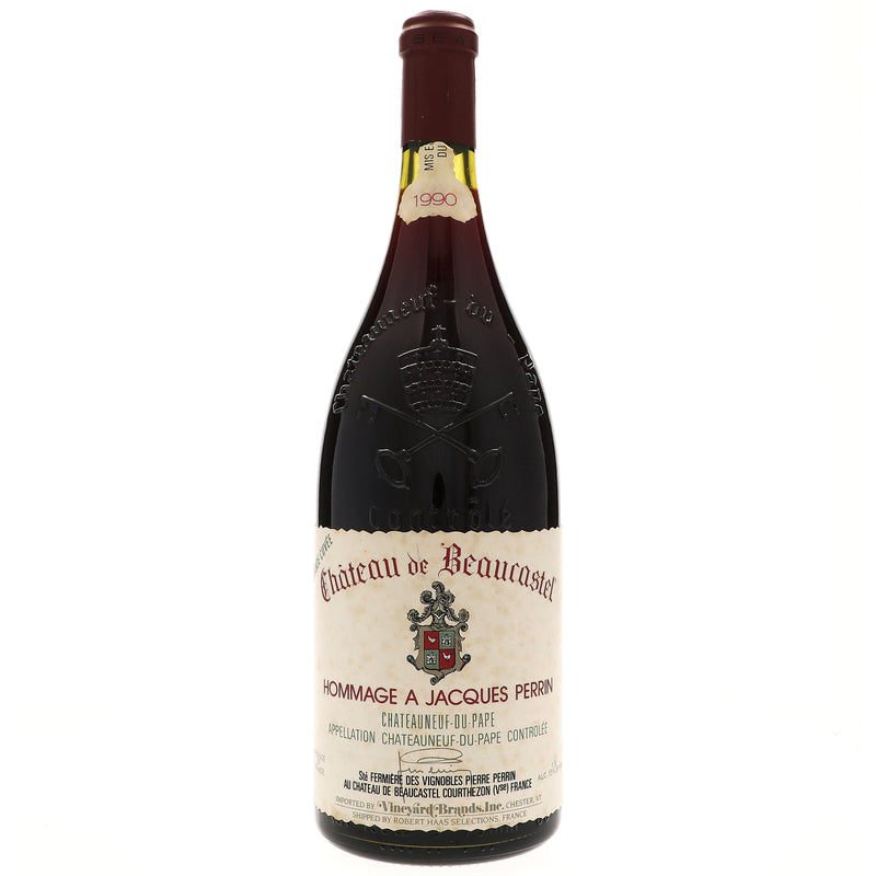 1990 Chateau de Beaucastel Hommage a Jacques Perrin, Chateauneuf-du-Pape 1.5L