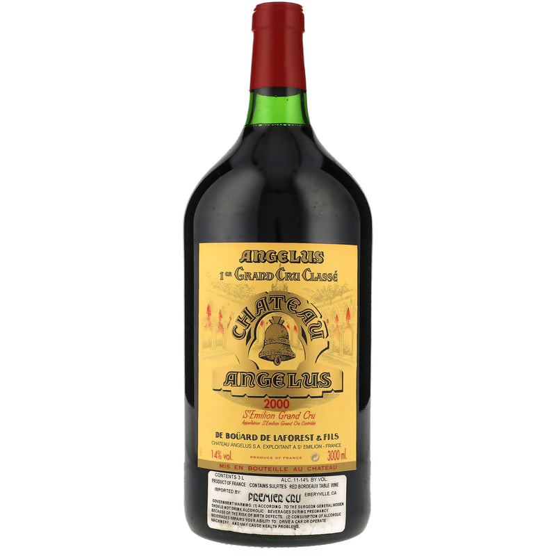 2000 Chateau Angelus Premier Grand Cru Classe B, Saint-Emilion Grand Cru 3L