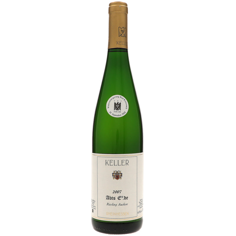 2007 Keller, Westhofener Brunnenhauschen Abtserde Riesling Auslese Goldkapsel Auktion, Rheinhessen