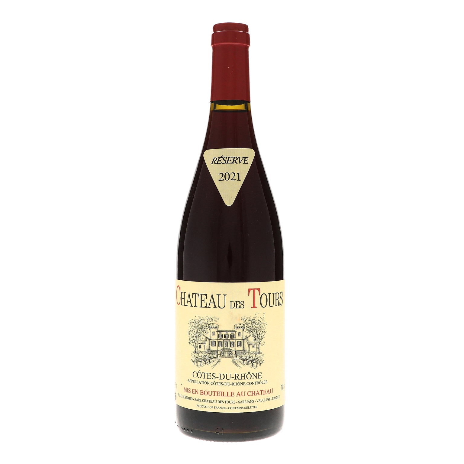 2021 Chateau des Tours, Cotes du Rhone, Rouge