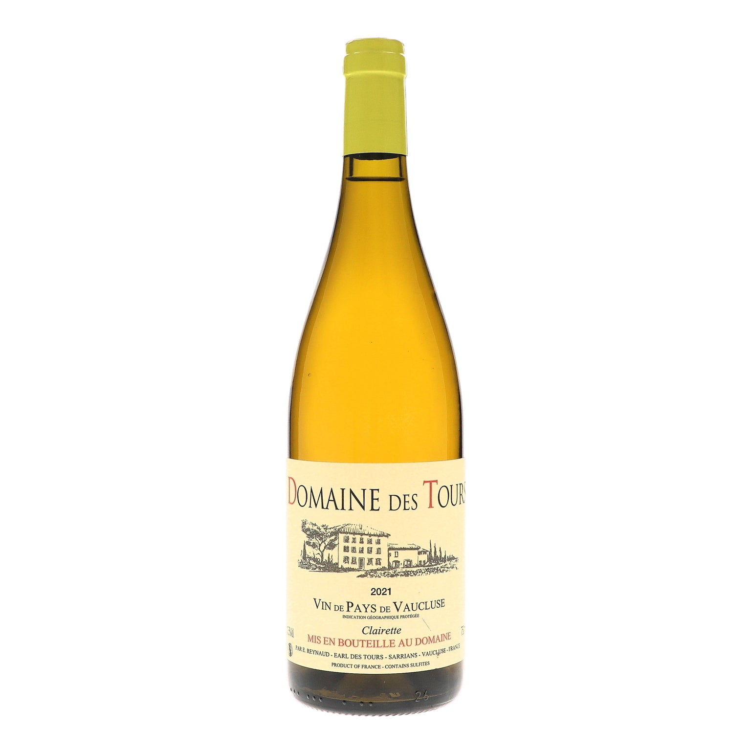 2021 Domaine des Tours, Blanc, Vaucluse