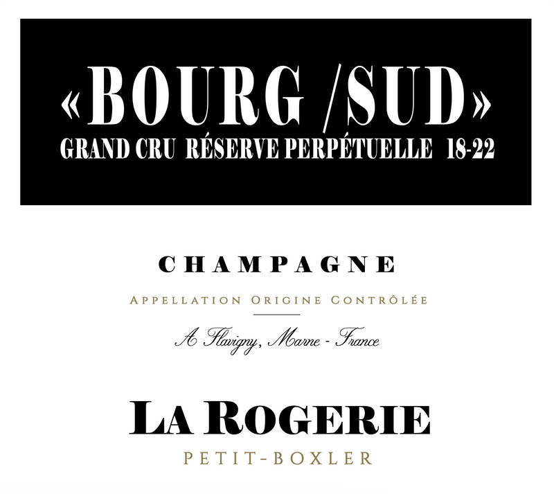 NV La Rogerie, Le Bourg Sud Grand Cru, Champagne NV22