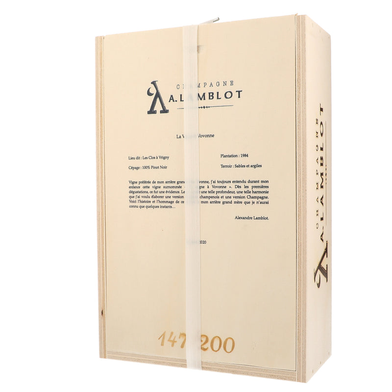 2020 A. Lamblot, Assortment Case, Champagne La Vigne a Vovone 2X750ML