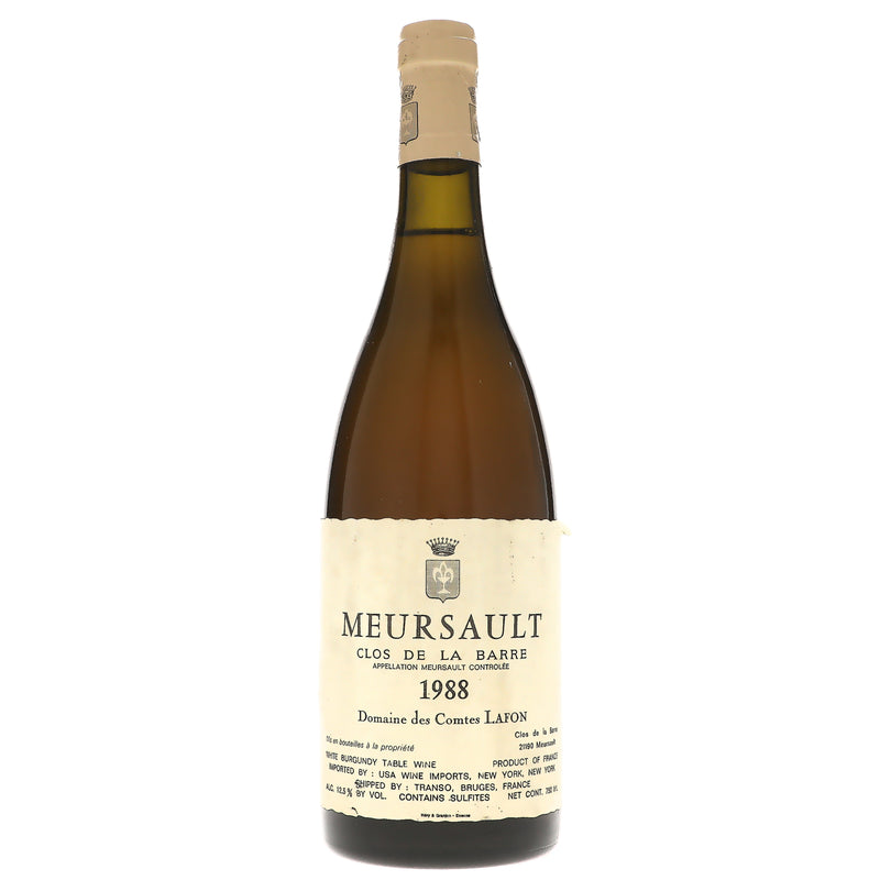 1988 Domaine des Comtes Lafon, Meursault, Clos de la Barre