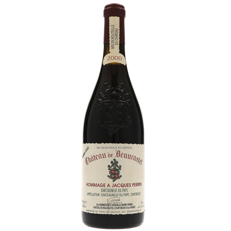 2000 Chateau de Beaucastel Hommage a Jacques Perrin, Chateauneuf-du-Pape