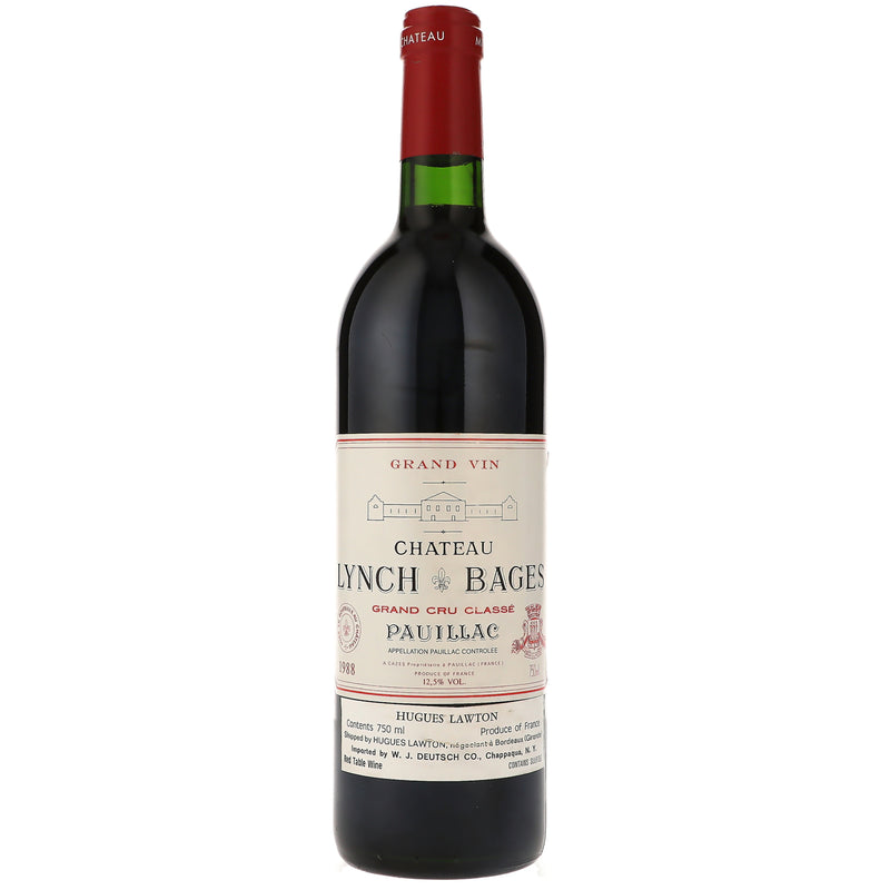 1988 Chateau Lynch-Bages 5eme Cru Classe, Pauillac