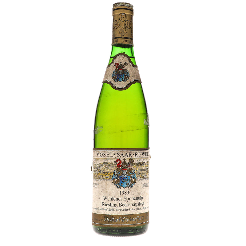 1983 Joh. Jos. Christoffel Erben, Wehlener Sonnenuhr Riesling BA, Mosel