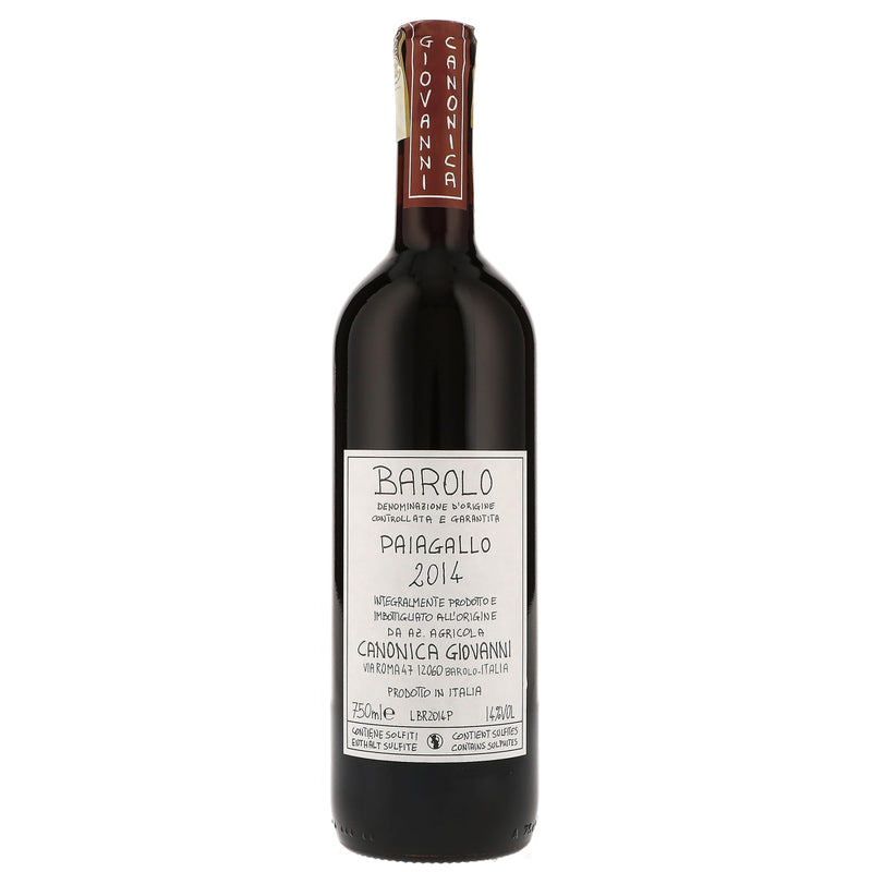2014 Giovanni Canonica, Barolo, Paiagallo