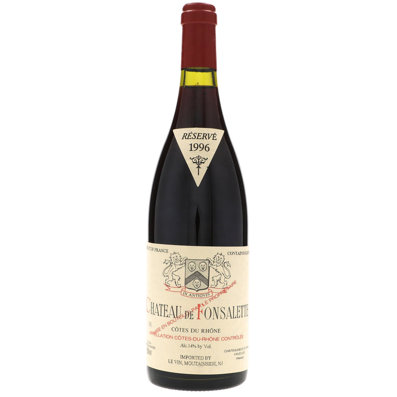 1996 Chateau de Fonsalette, Cotes du Rhone, Rouge