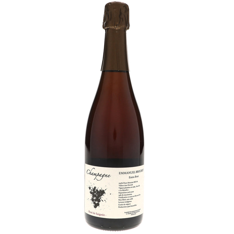 NV Emmanuel Brochet, Rose de Saignee Extra Brut, Champagne