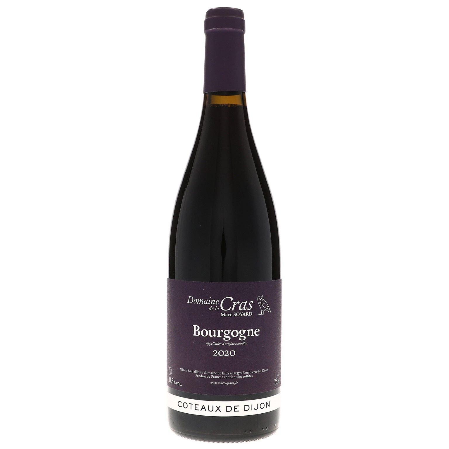 2020 Domaine de la Cras, Bourgogne, Pinot Noir
