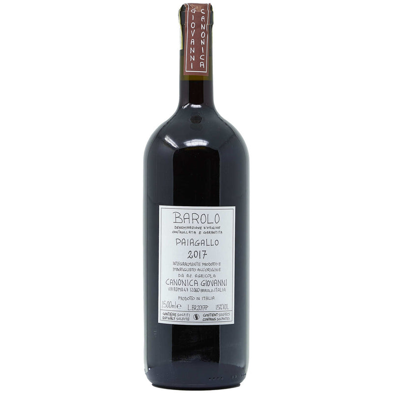 2017 Giovanni Canonica, Barolo, Paiagallo 1.5L