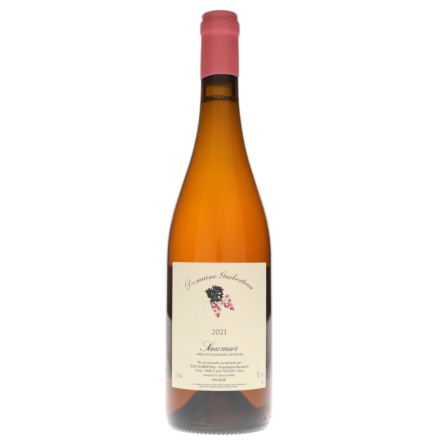 2021 Domaine Guiberteau, Saumur, Rose – Thatcher's Wine