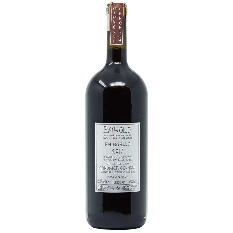 2017 Giovanni Canonica, Barolo, Paiagallo 1.5L