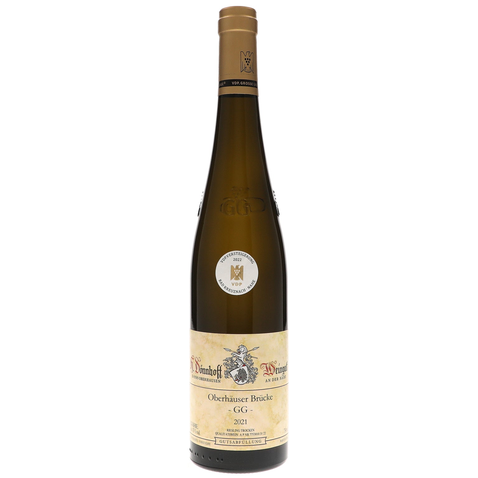 2021 Donnhoff, Oberhauser Brucke Riesling GG Auction, Nahe
