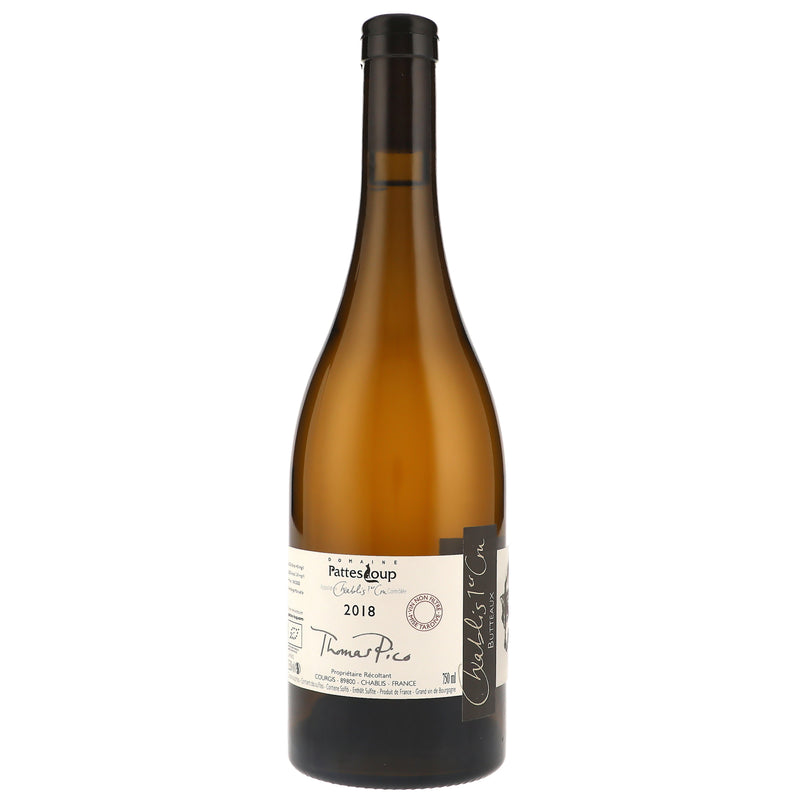 2018 Domaine Pattes Loup, Chablis Premier Cru, Butteaux Mise Tardive